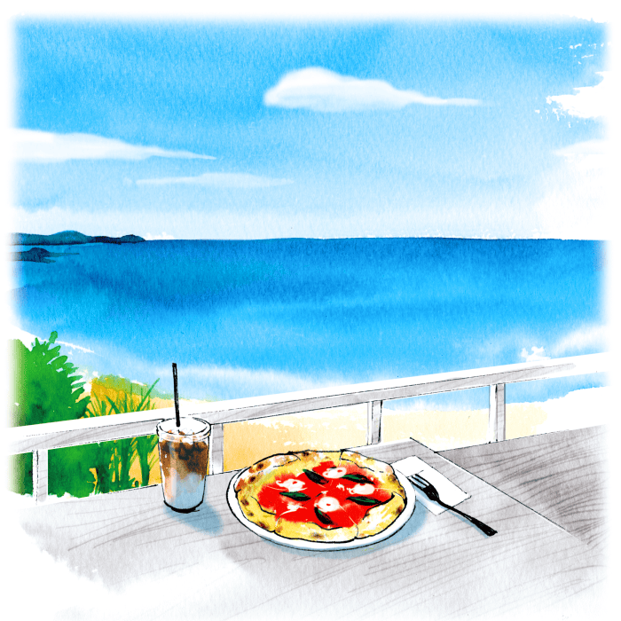 週末のプチぜいたく 海と空に癒やされる、心を満たすご褒美ランチ イメージ画像