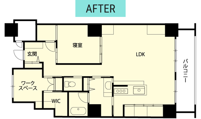 間取りを見直し、ゆとりと機能性をプラス イメージ画像②