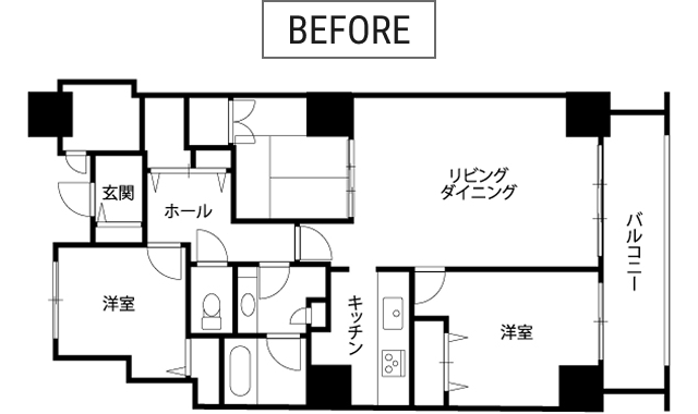 間取りを見直し、ゆとりと機能性をプラス イメージ画像①