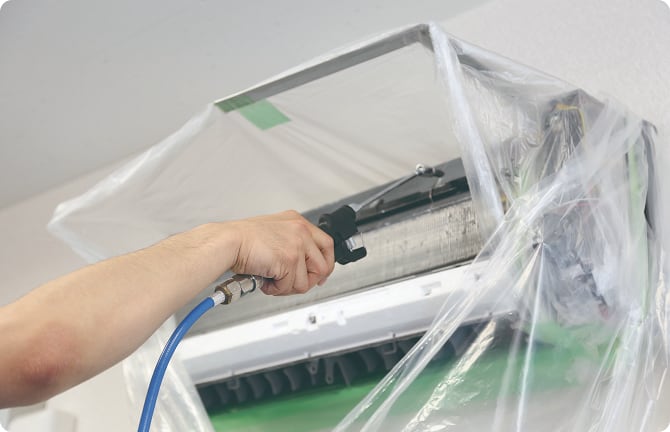 エアコン分解洗浄 イメージ画像