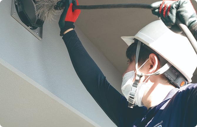 排気ダクト内クリーニング イメージ画像