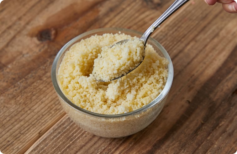 作り方①クスクスを戻す イメージ画像②