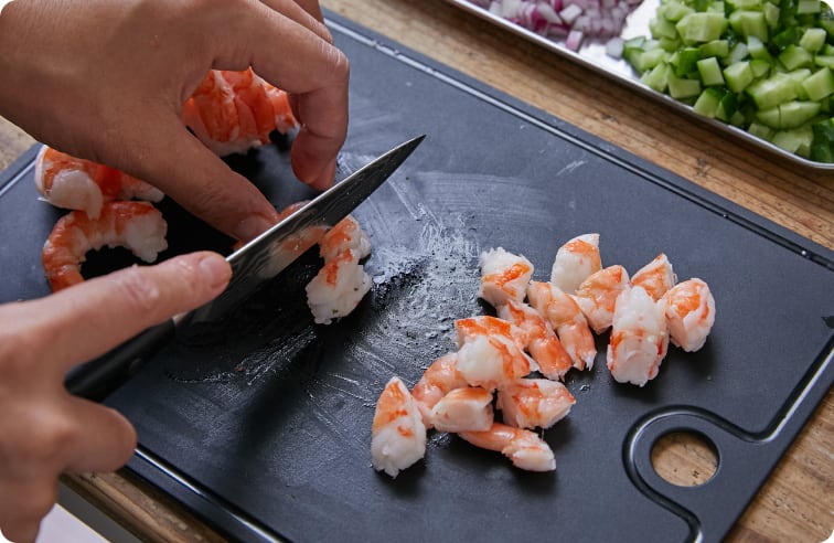 作り方②柑橘類・具材を切る イメージ画像②