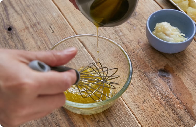 作り方③ドレッシングを作る イメージ画像①