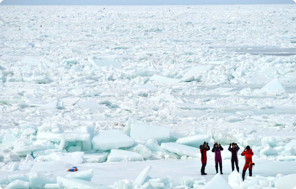 流氷を踏み締めながら、神秘とロマンを体感しよう イメージ画像①