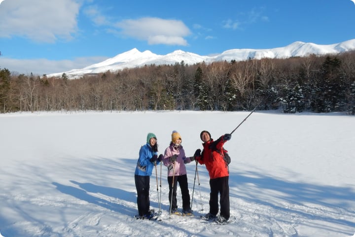 知床五湖スノーシューイング イメージ画像