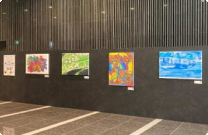 障がいのあるアーティストの作品