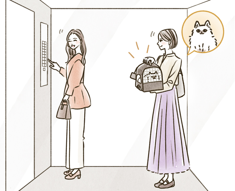 共有スペースでは特に気配りを イメージ画像