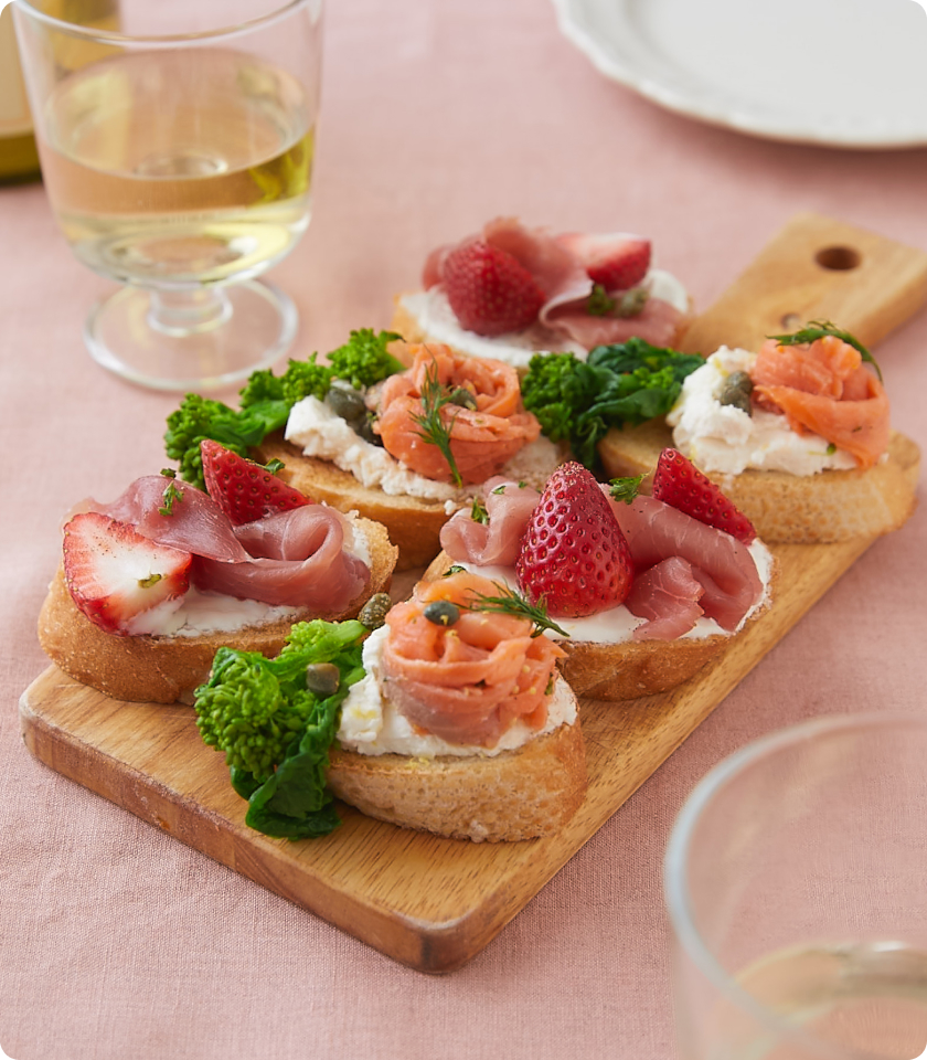 春のタルティーヌ