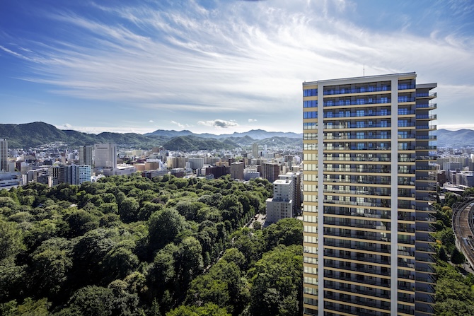 地上30階建てのタワーレジデンス
