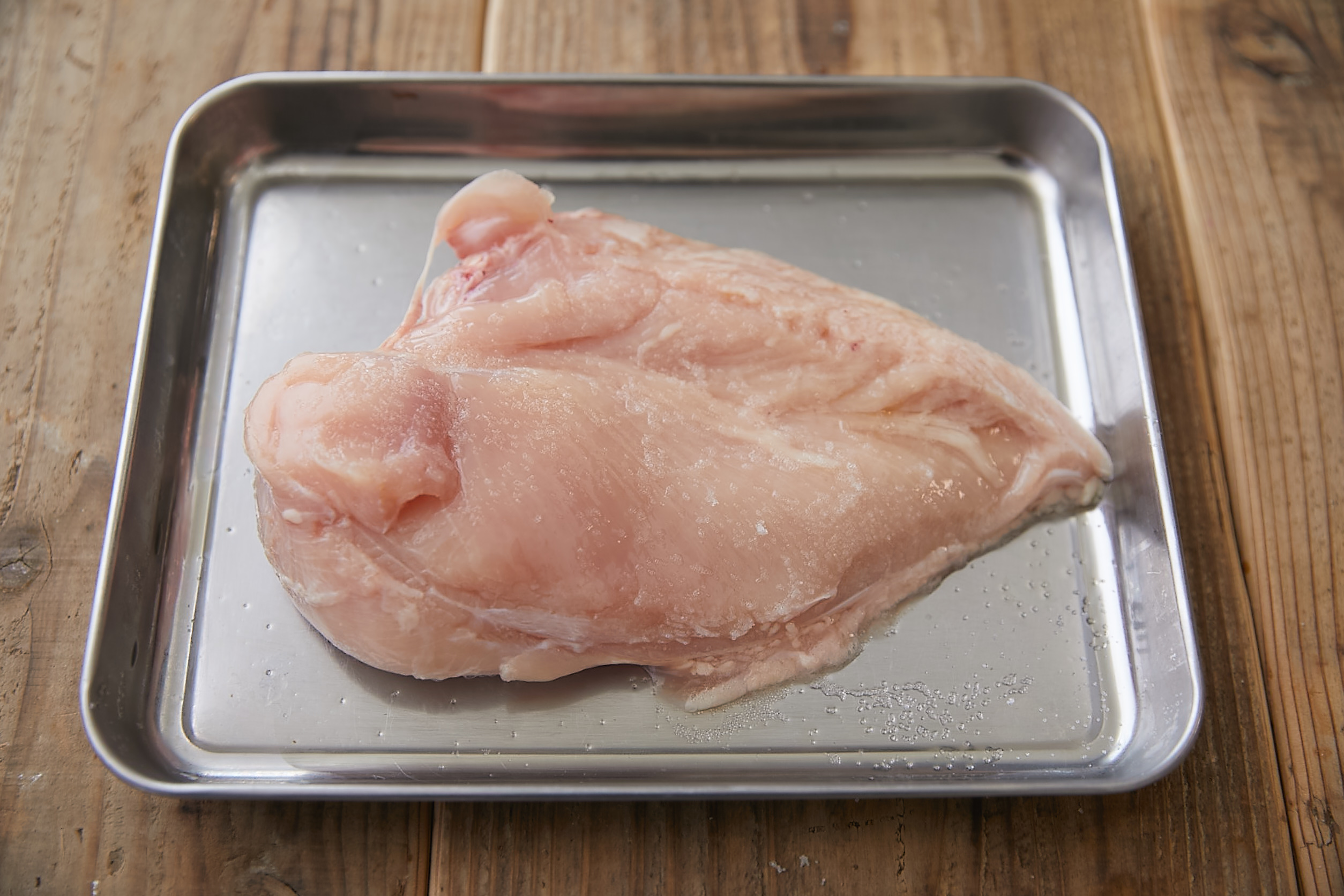 作り方①鶏肉の下ごしらえ イメージ画像①