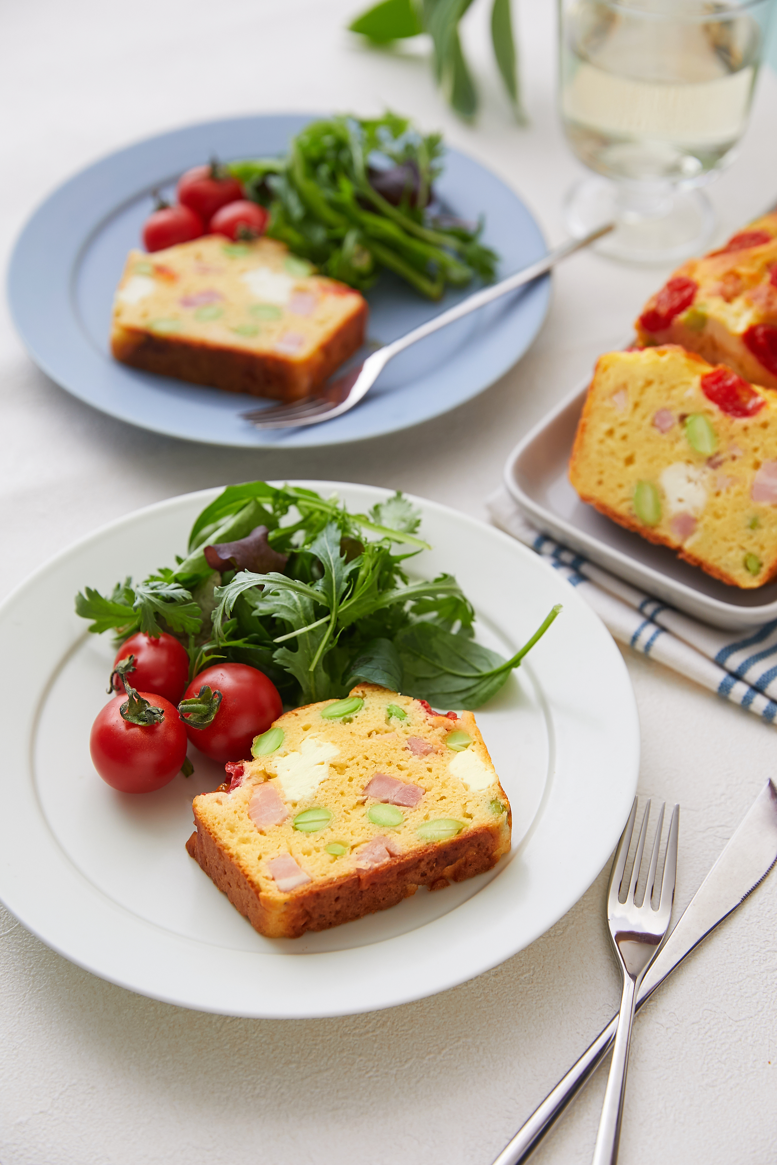 枝豆とクリームチーズのケークサレ
